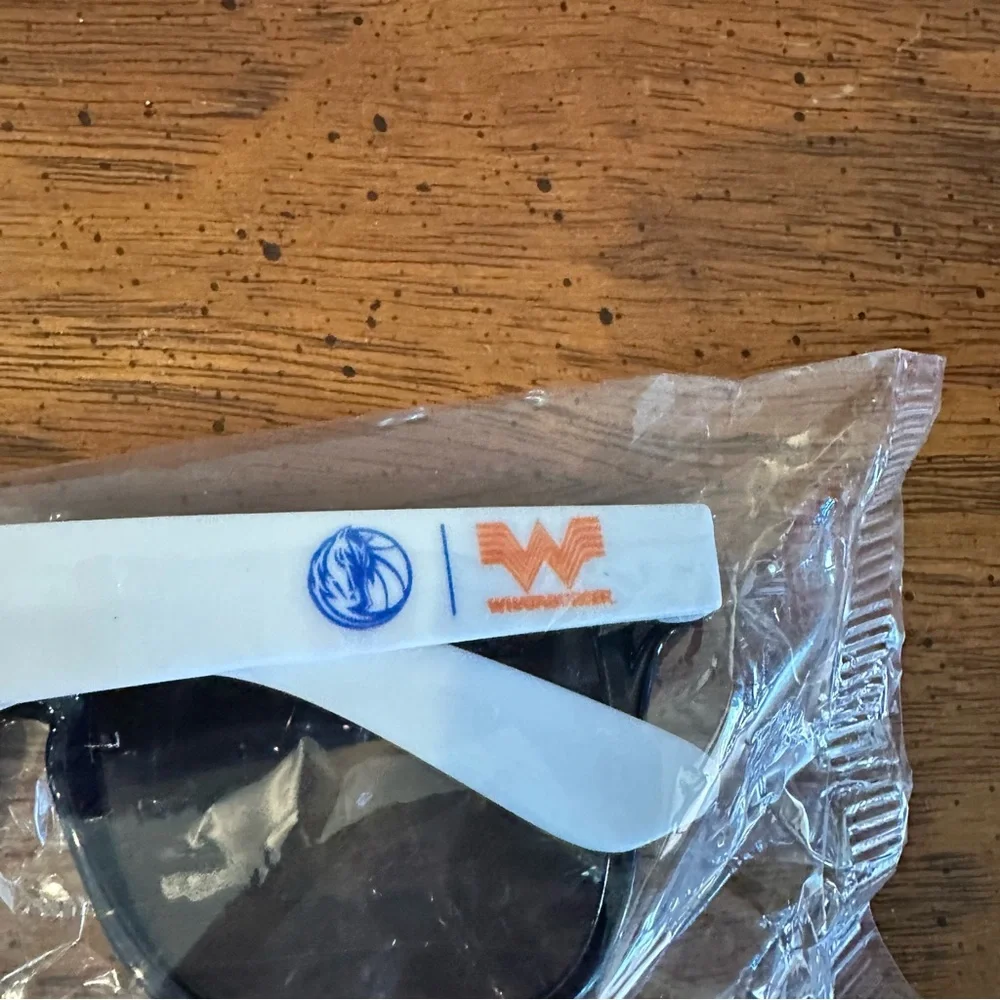 Whataburger Dallas Mavericks White Sunglasses NEW